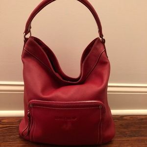 Longchamp leather hobo